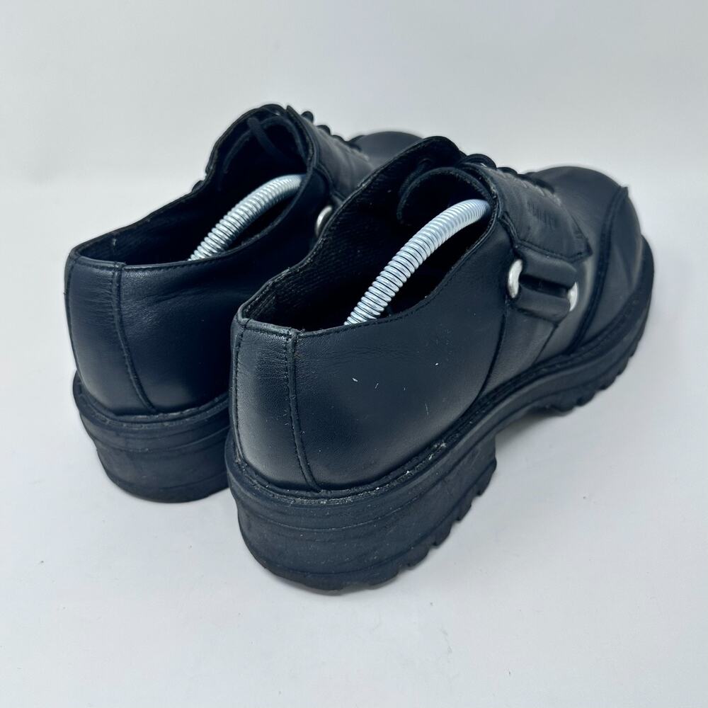 Bed Stu Black Leather Heeled Boots - Picture 8 of 15